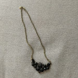 Jcrew black statement necklace